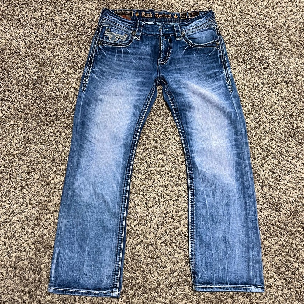 Rock Revival Wade Bootcut Jeans 33R